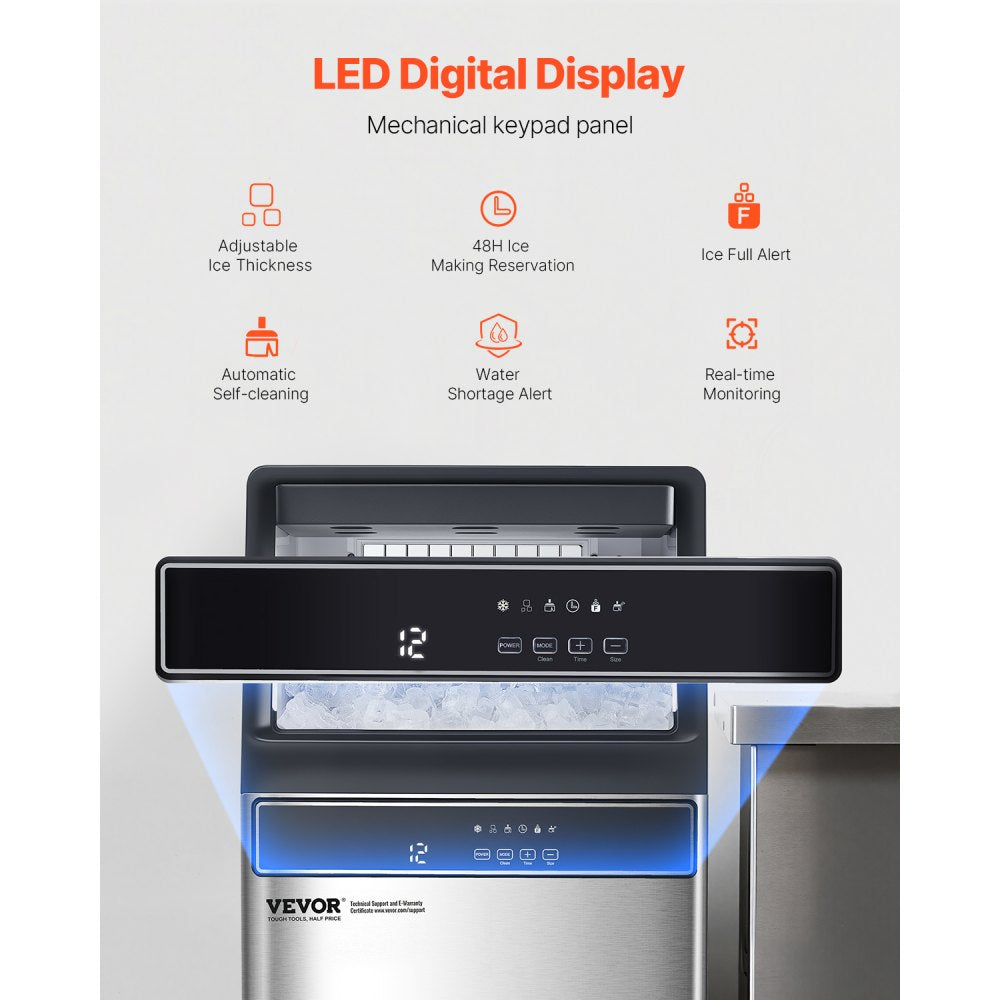 IMC9000A-UL - 160lbs/Day Ice Maker with 55 Trays & Self-Cleaning Function