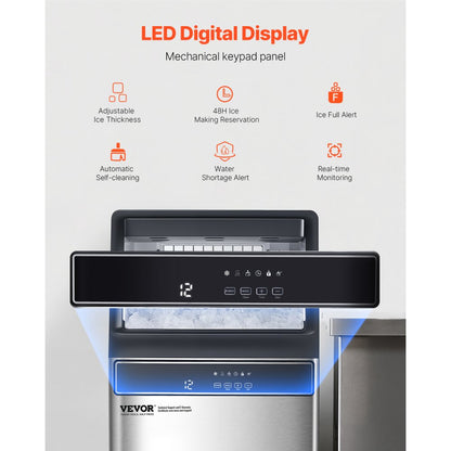 IMC9000A-UL - 160lbs/Day Ice Maker with 55 Trays & Self-Cleaning Function