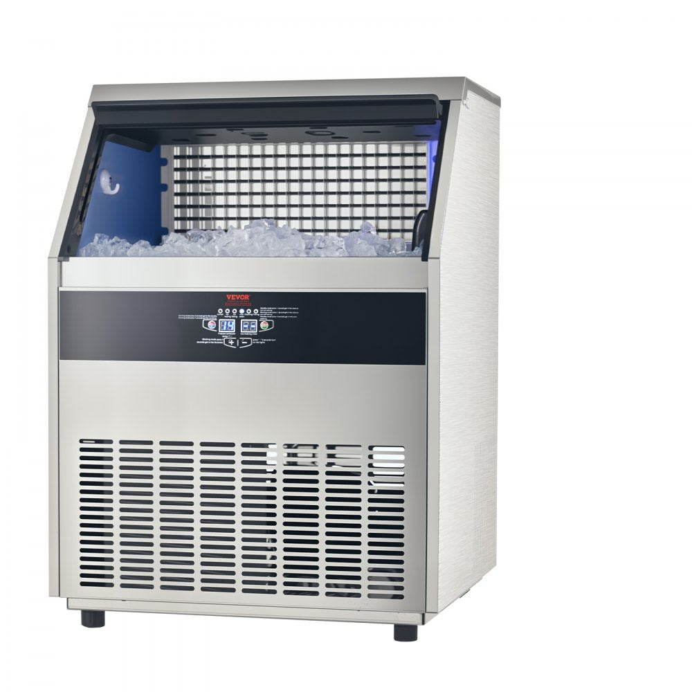 SSX440V - 440lbs/Day Commercial Ice Maker with 130lbs Storage & LED Display