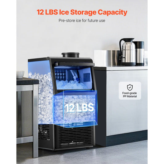 SKF-AT70FT - Compact 70 lbs Ice Maker with 12 lbs Storage & Insulation