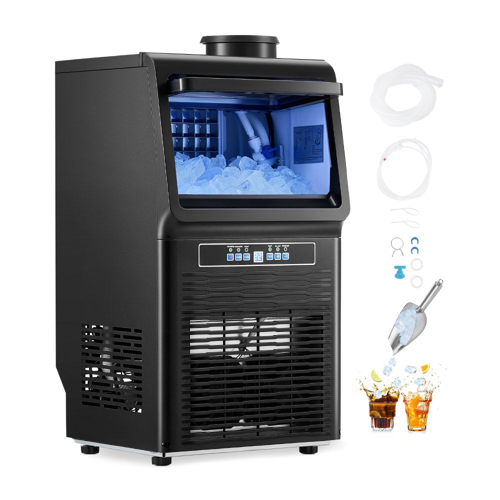 SKF-AT70FT - Compact 70 lbs Ice Maker with 12 lbs Storage & Insulation