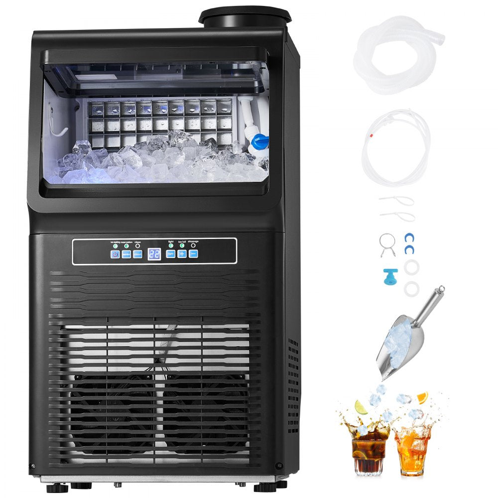 SKF-AT70FT - Compact 70 lbs Ice Maker with 12 lbs Storage & Insulation