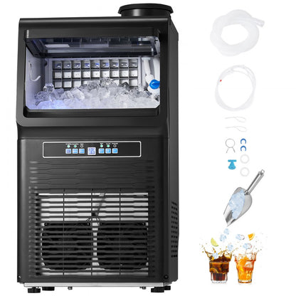 SKF-AT70FT - Compact 70 lbs Ice Maker with 12 lbs Storage & Insulation