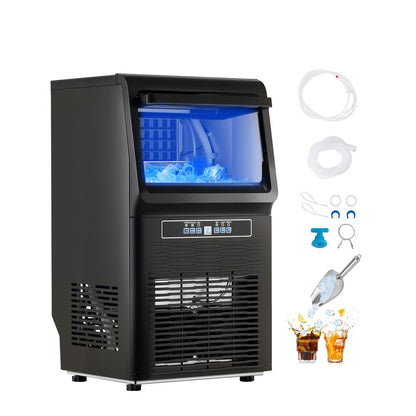 SKF-AT80F - 80lbs/Day Compact Ice Maker with 12lbs Storage Capacity