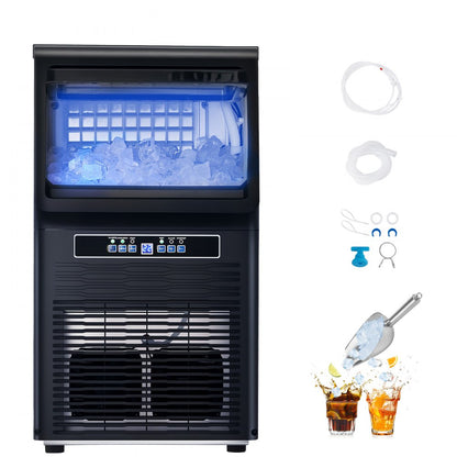 SKF-AT80F - 80lbs/Day Compact Ice Maker with 12lbs Storage Capacity