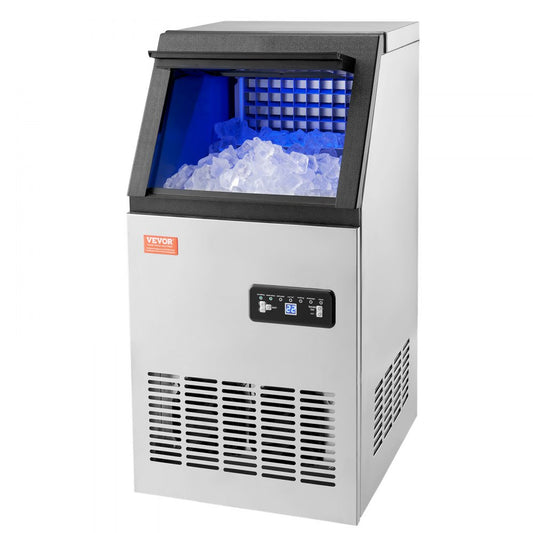 SKF-BZ80F - 100lbs/Day Compact Ice Maker with Self-Cleaning Function