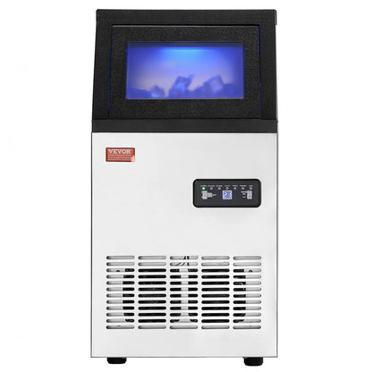 SKF-BZ80F - 100lbs/Day Compact Ice Maker with Self-Cleaning Function