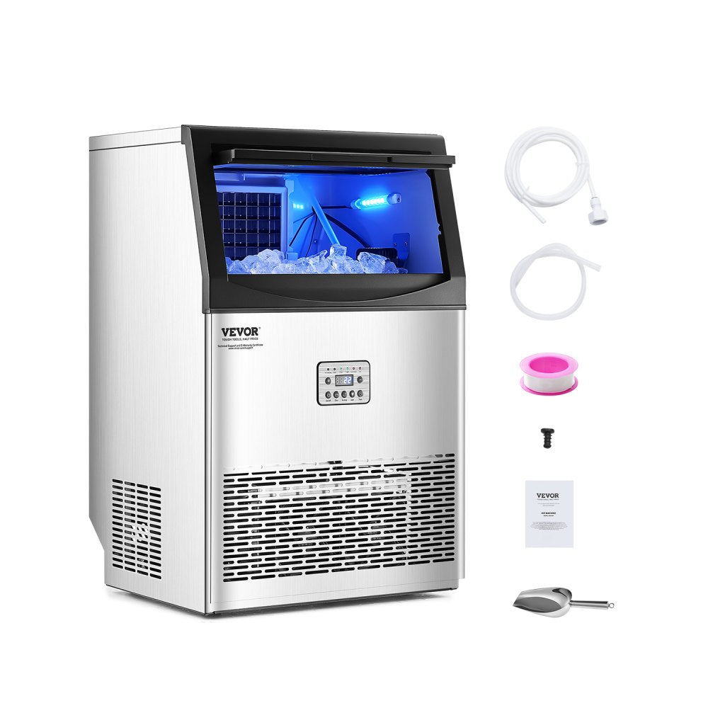 CIM-500T - 90lbs/day Ice Maker with Smart Control and Self-Cleaning
