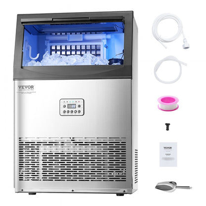 CIM-500T - 90lbs/day Ice Maker with Smart Control and Self-Cleaning
