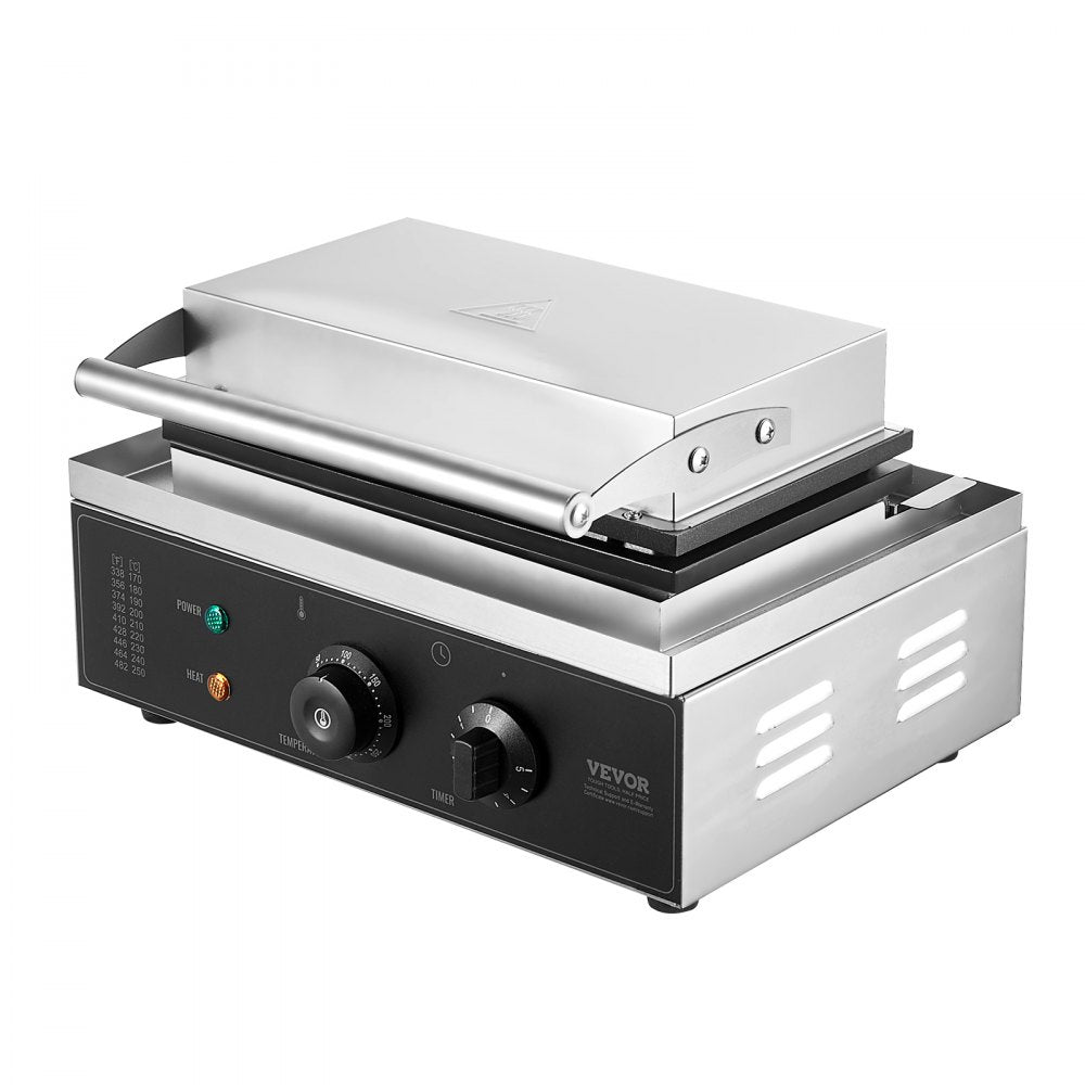 HT-119 - Stainless Steel Waffle Baker with Timer for Perfect Waffles