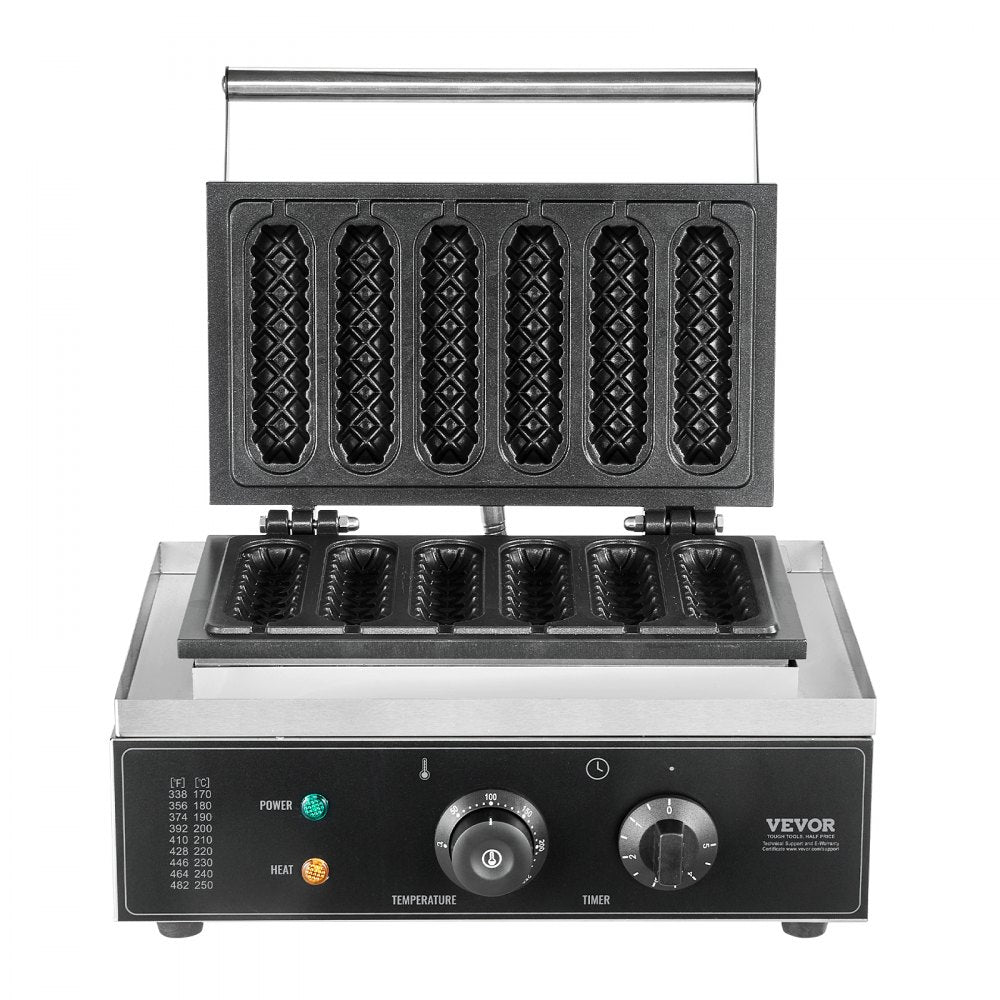 HT-119 - Stainless Steel Waffle Baker with Timer for Perfect Waffles