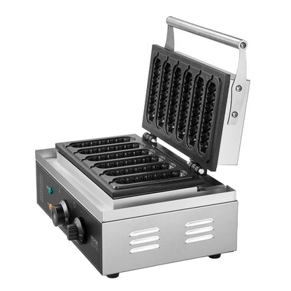 HT-119 - Stainless Steel Waffle Baker with Timer for Perfect Waffles