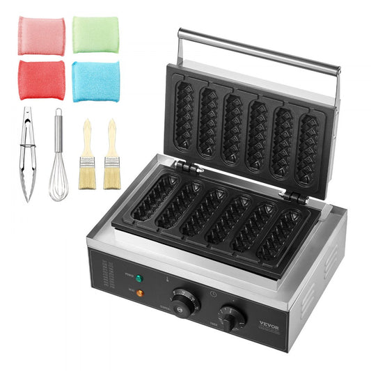 HT-119 - Stainless Steel Waffle Baker with Timer for Perfect Waffles