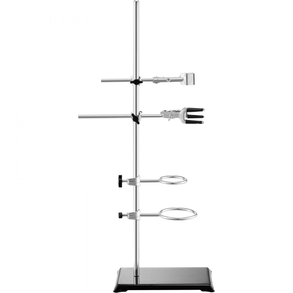 YHEO-4 - Durable Stainless Steel Lab Stand Support, 23.6" with Adjustable Clamps