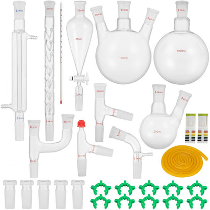 29PC & 24/40 - 29-Piece Distillation Glassware Set for Essential Oils