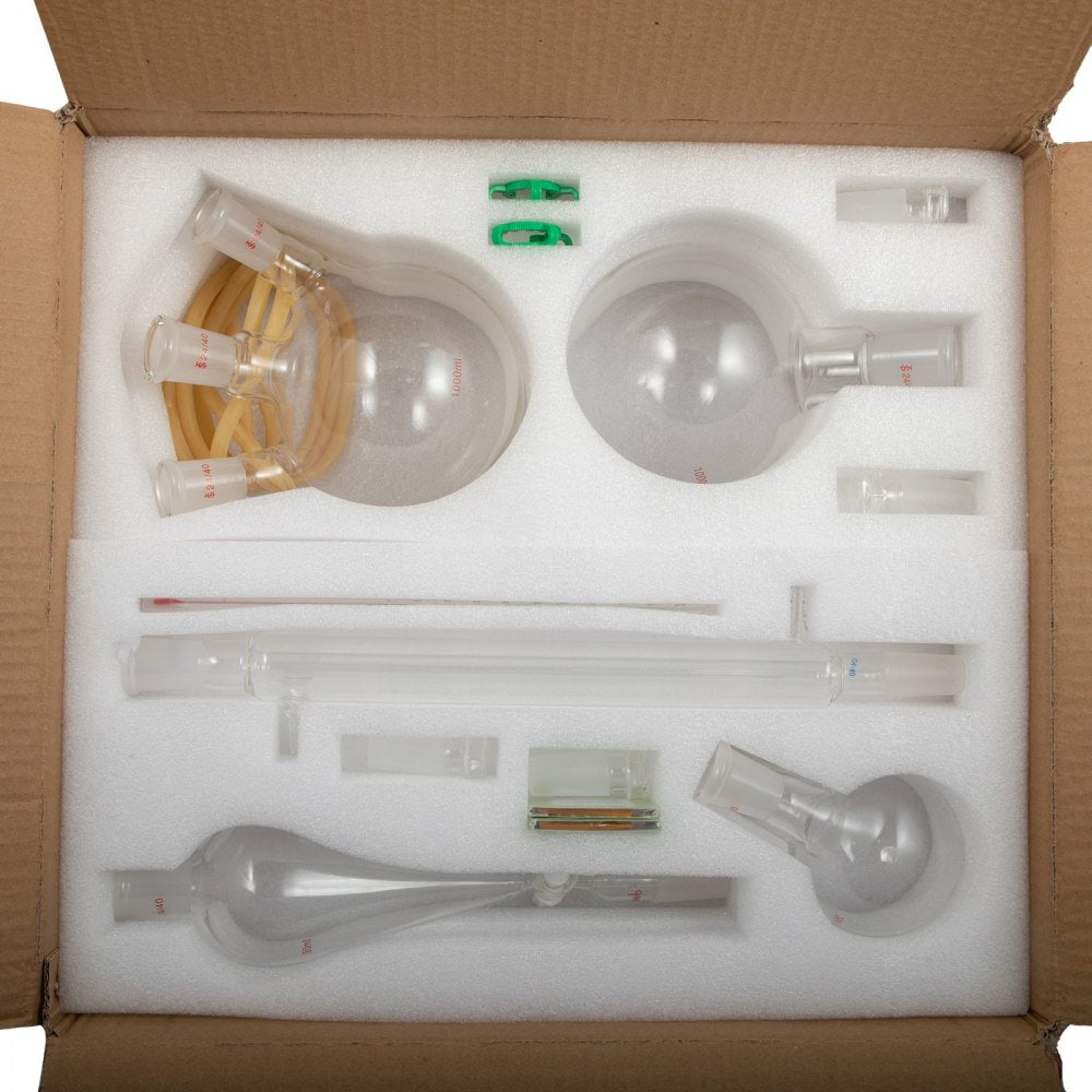 29PC & 24/40 - 29-Piece Distillation Glassware Set for Essential Oils