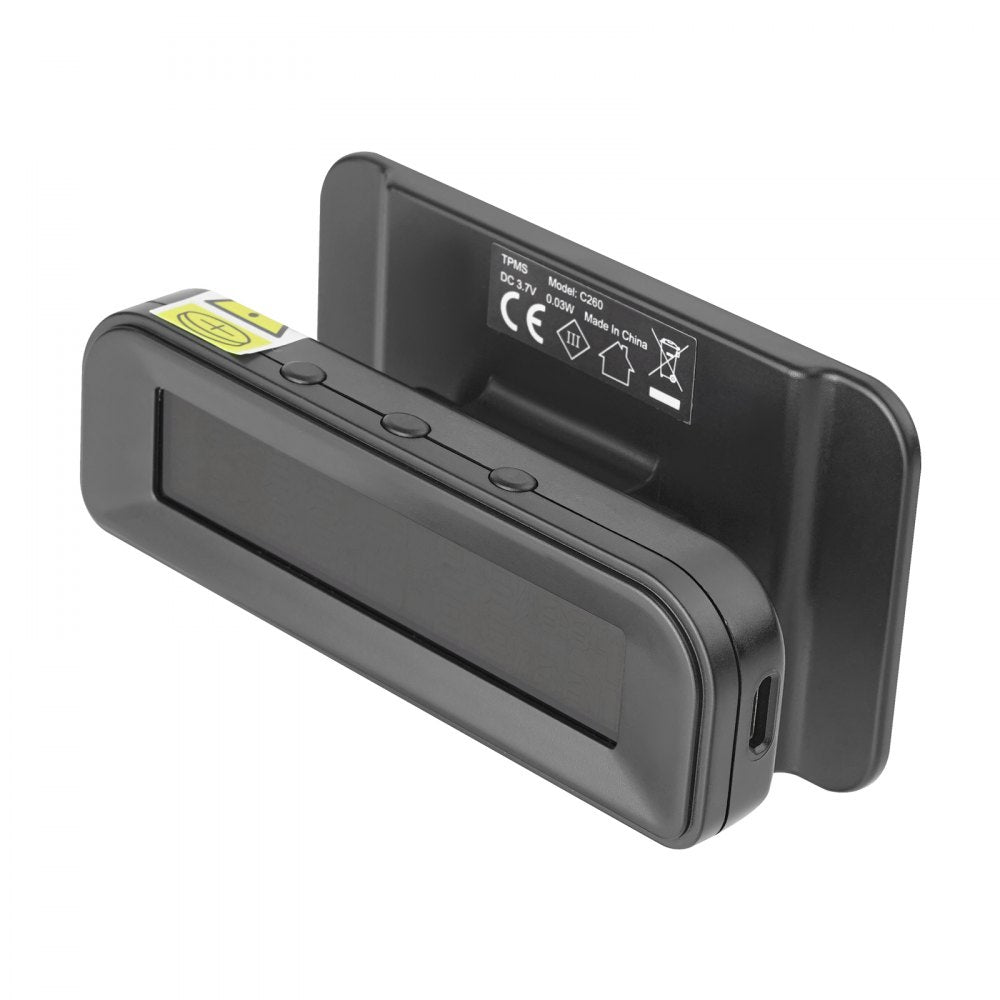 C260 - Real-Time RV Tire Pressure Monitor with 4 Sensors & Solar Charging