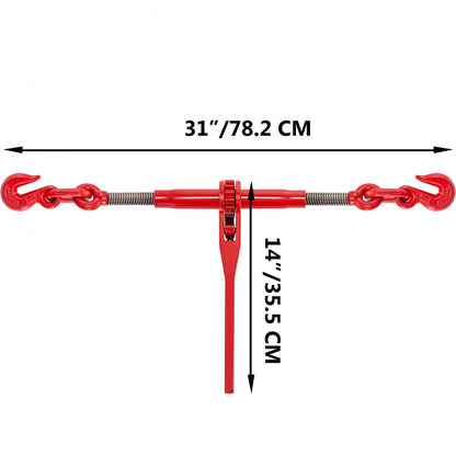 010923454330 - Heavy-Duty Ratchet Chain Binder 5/16" to 3/8" Capacity 6600lbs