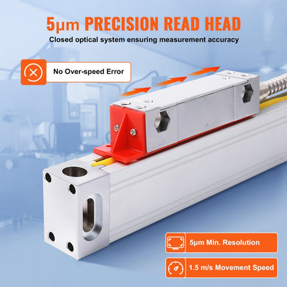 SNS-3V-YE102024 - 3 Axis DRO Display Kit with 5 Micron Precision Scales