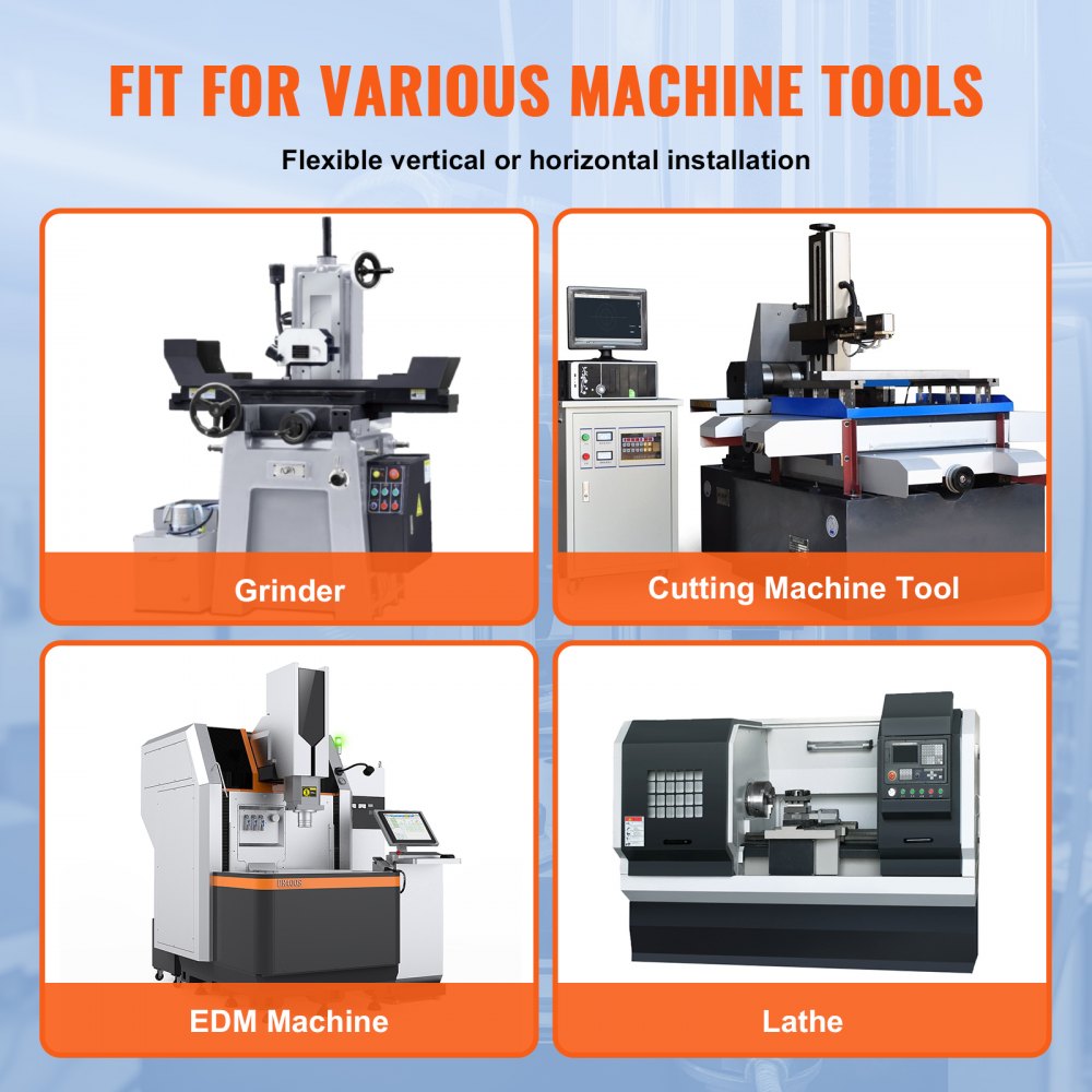SNS-3V-YE102024 - 3 Axis DRO Display Kit with 5 Micron Precision Scales