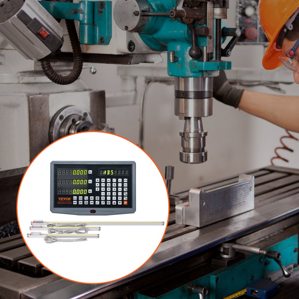 SNS-3V-YE161838 - VEVOR 3 Axis Digital Readout Kit for Precision Milling
