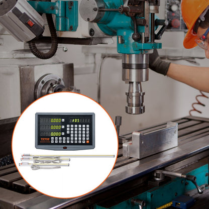 SNS-3V-YE161838 - VEVOR 3 Axis Digital Readout Kit for Precision Milling