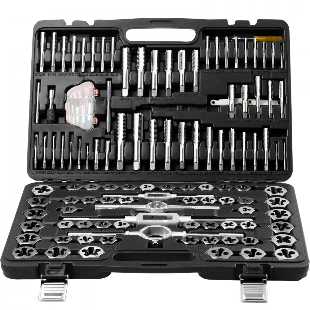 116PC - 116-Piece Premium Steel Tap and Die Set for Repairs