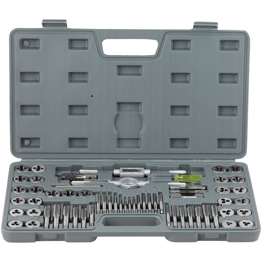 60PC - Metric & SAE Tap and Die Set for Home & Automotive Tasks