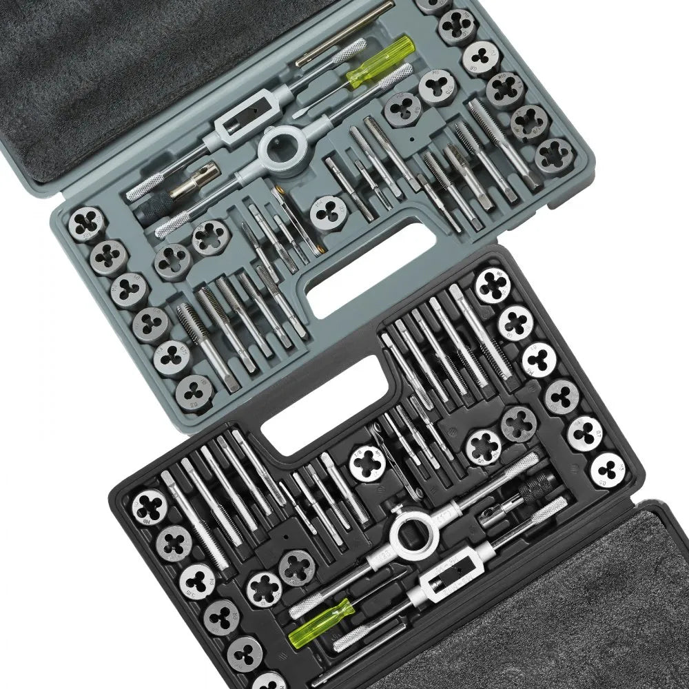 80PC - Versatile Tap and Die Set for Metric and SAE Threading