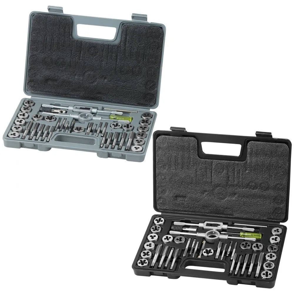 80PC - Versatile Tap and Die Set for Metric and SAE Threading
