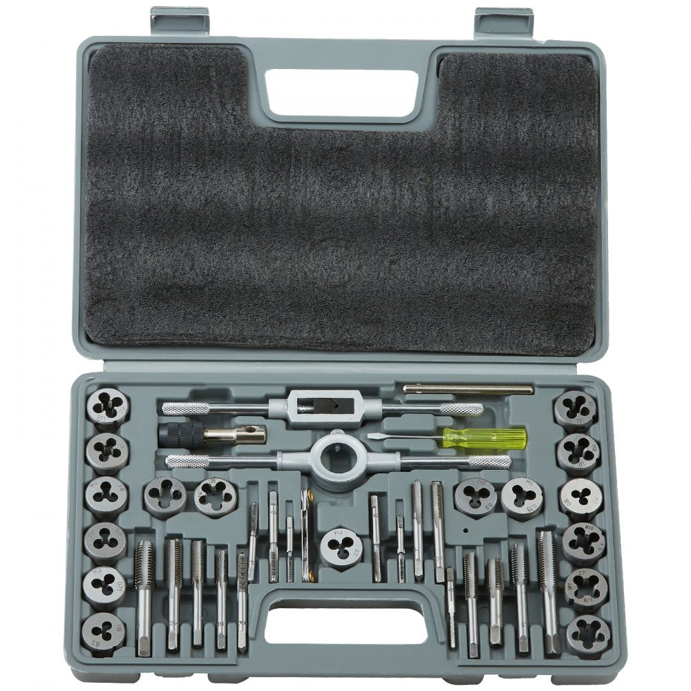 40PC - 40-Piece Durable Tap and Die Set for Precision Threading