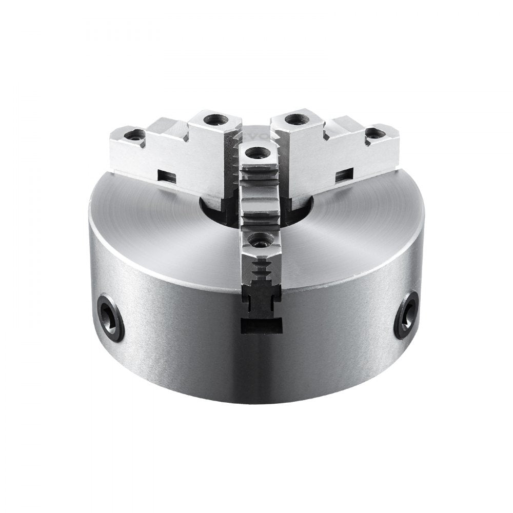 K11-250 - 10" VEVOR 3-Jaw Lathe Chuck, 0.24-9.84" Clamping Range