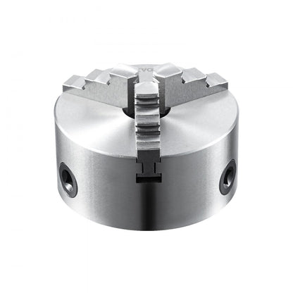 K11-160 - 6" Durable HT300 3-Jaw Lathe Chuck with Self-Centering Function