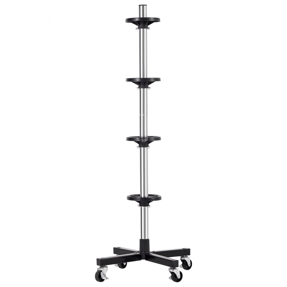 TC0510 - Compact Tire Rack for 4 Tires with Wheels, Holds 220 lbs