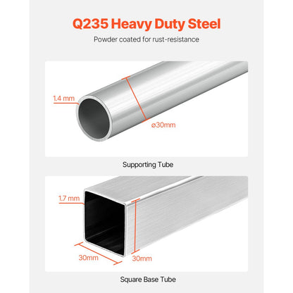 TC0510NW - Space-Saving Tire Stand for 4 Tires, Holds Up to 225mm Wide