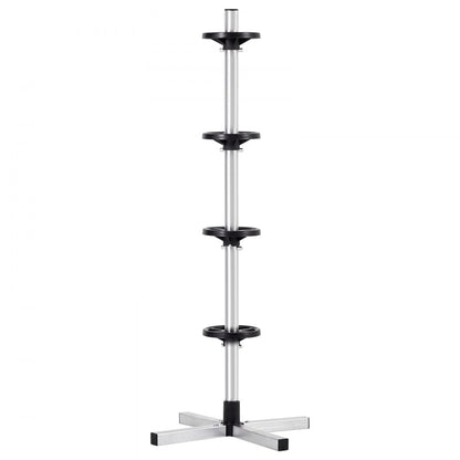 TC0510NW - Space-Saving Tire Stand for 4 Tires, Holds Up to 225mm Wide