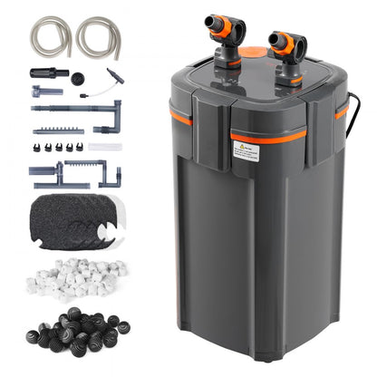 AQ-913F-UV 25W - Ultra-Quiet 660GPH Aquarium Filter with UV Light