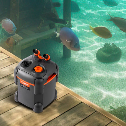 SF-650F 8W - 30-Gallon 172GPH VEVOR Aquarium Filter for Clean Water