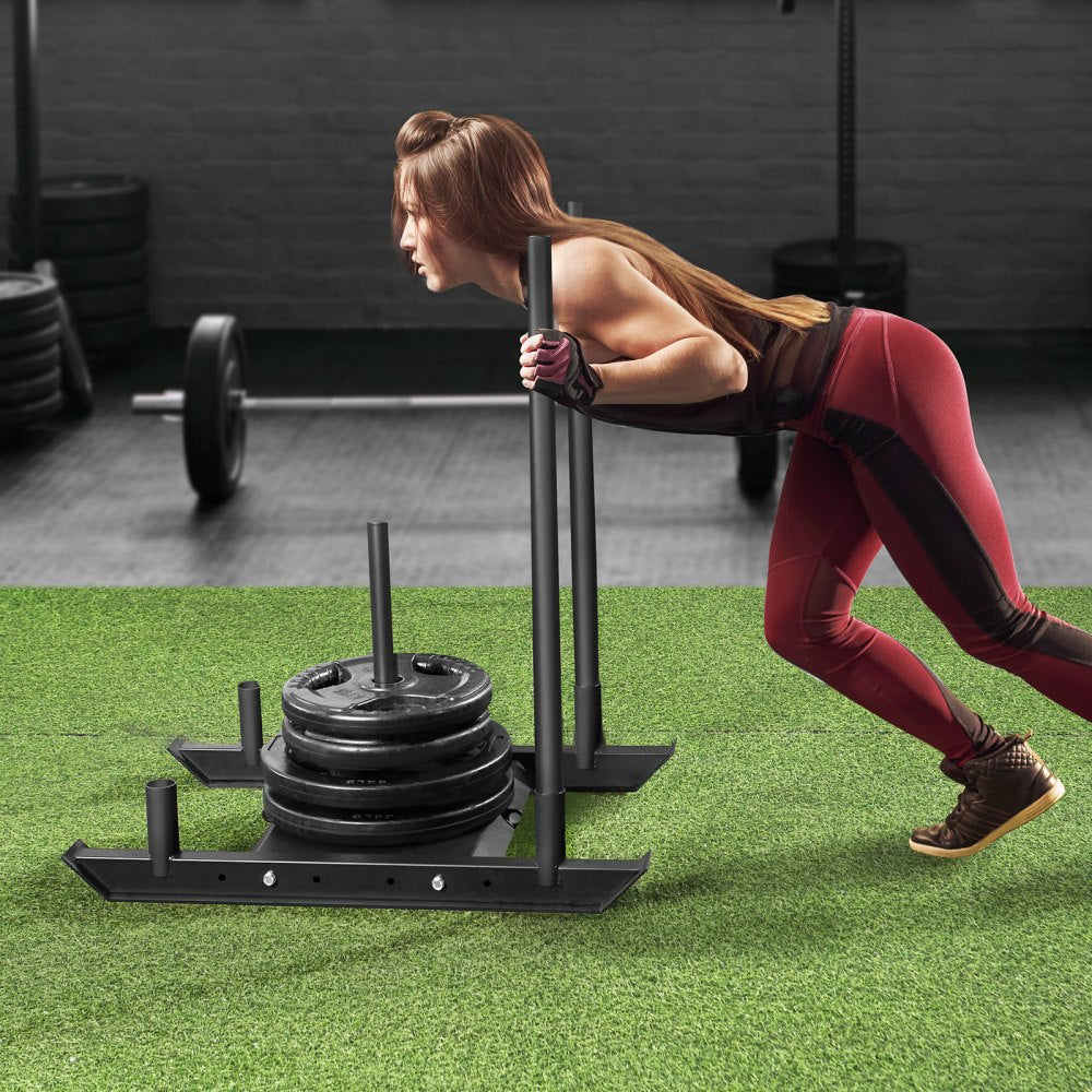 SHK-006 - 500 lbs Steel Weight Training Sled for Athletes