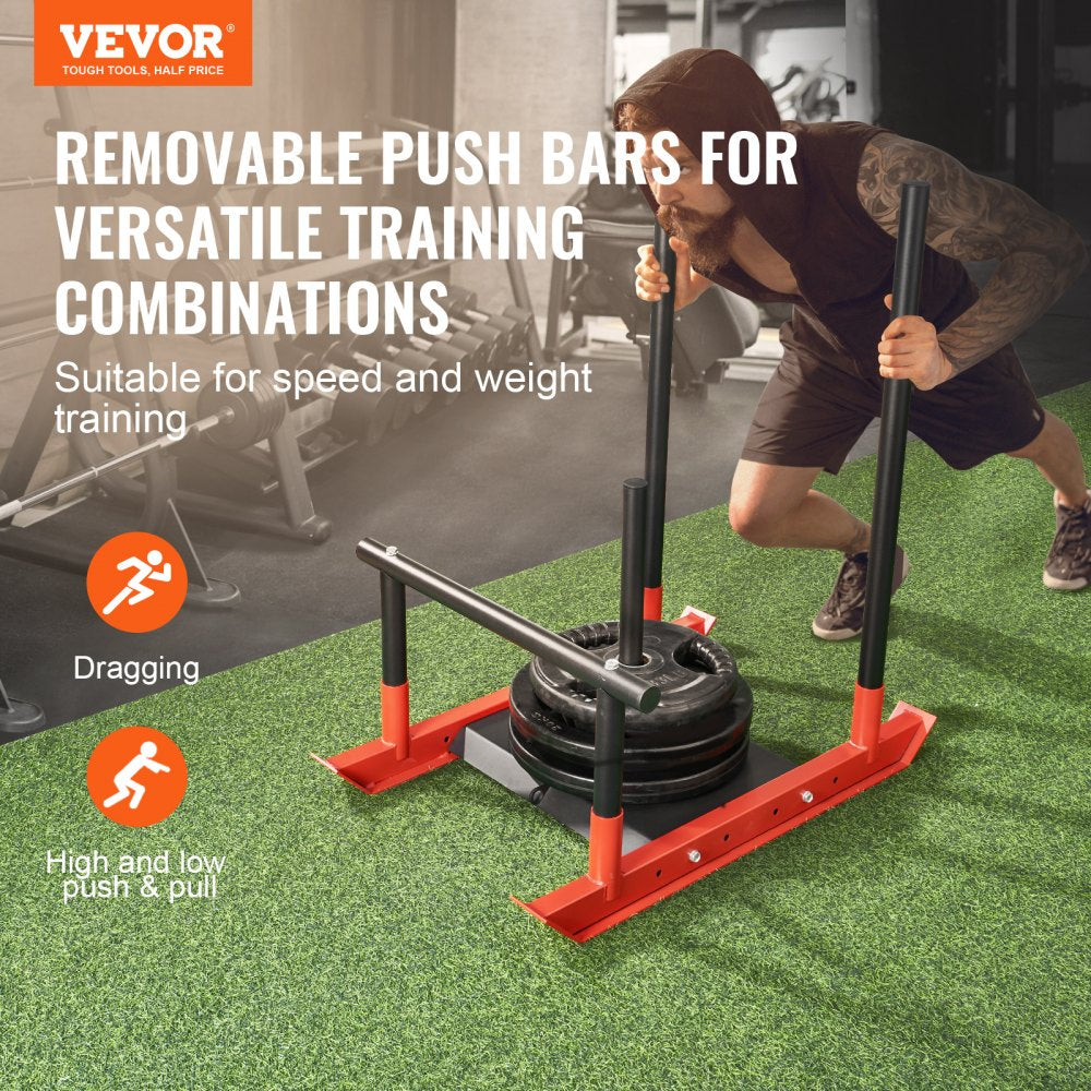 SHK-007 - Heavy-Duty Weight Training Sled for Speed & Strength Enhancement