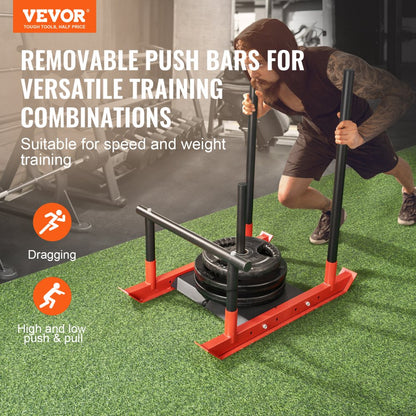 SHK-007 - Heavy-Duty Weight Training Sled for Speed & Strength Enhancement