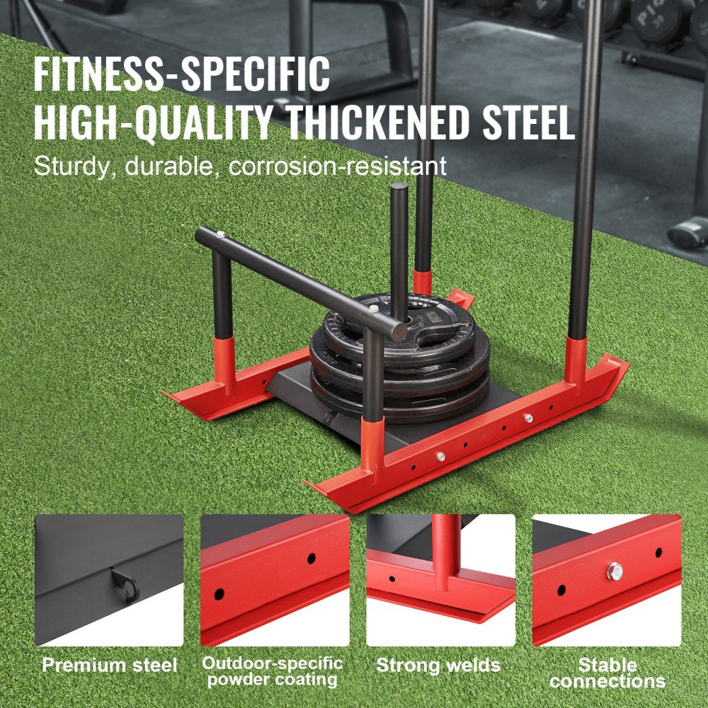 SHK-007 - Heavy-Duty Weight Training Sled for Speed & Strength Enhancement