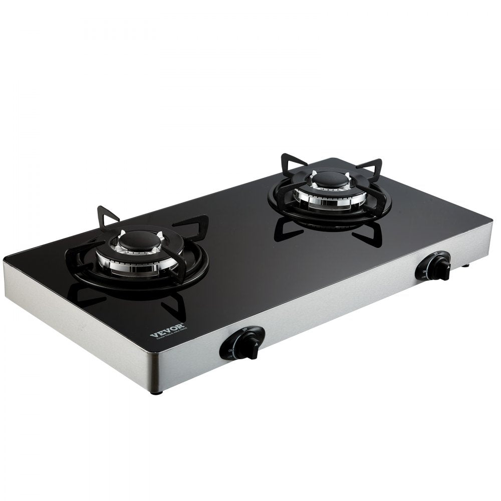 MGTG-7102 - 28" Portable Gas Cooktop with Black Tempered Glass Design