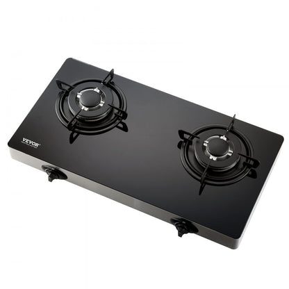 MGTG-7102 - 28" Portable Gas Cooktop with Black Tempered Glass Design