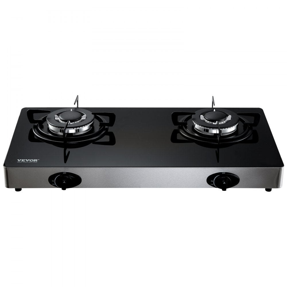 MGTG-7102 - 28" Portable Gas Cooktop with Black Tempered Glass Design