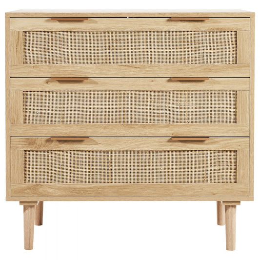 SR191525-ND - Elegant Rattan Dresser with Anti-Tip Design and Sturdy Build