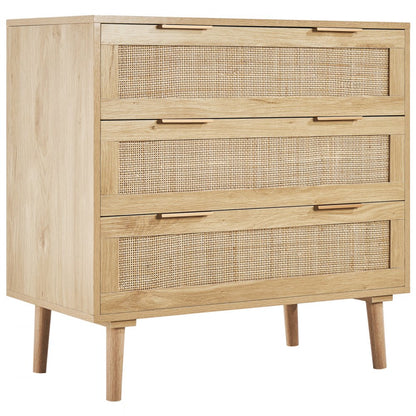 SR191525-ND - Elegant Rattan Dresser with Anti-Tip Design and Sturdy Build