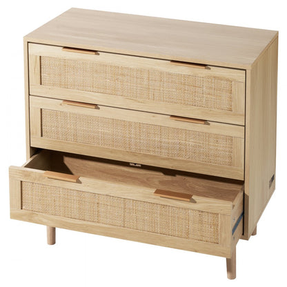 SR191525-ND - Elegant Rattan Dresser with Anti-Tip Design and Sturdy Build