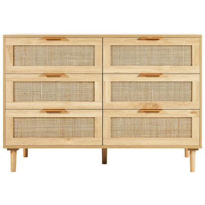 SR191630ND - Versatile Rattan Dresser with Anti-tip Features and Smooth Drawers