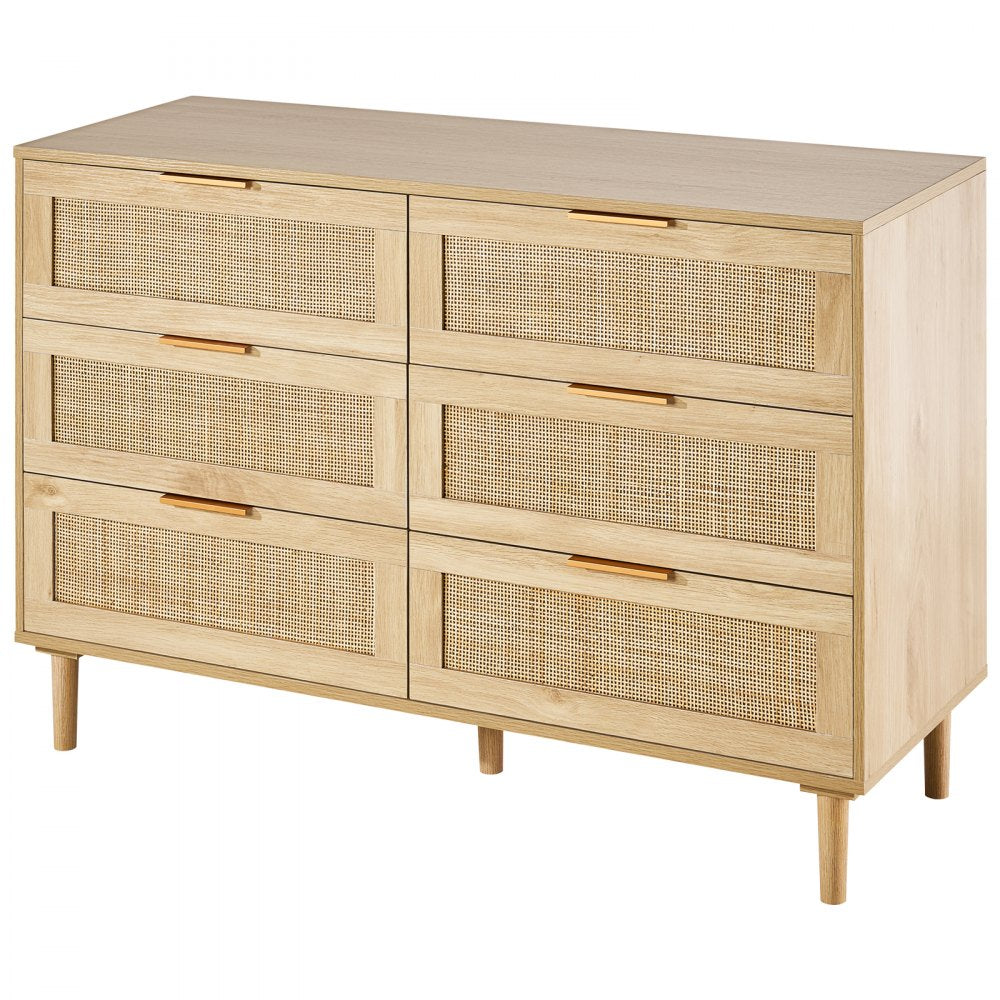 SR191630ND - Versatile Rattan Dresser with Anti-tip Features and Smooth Drawers